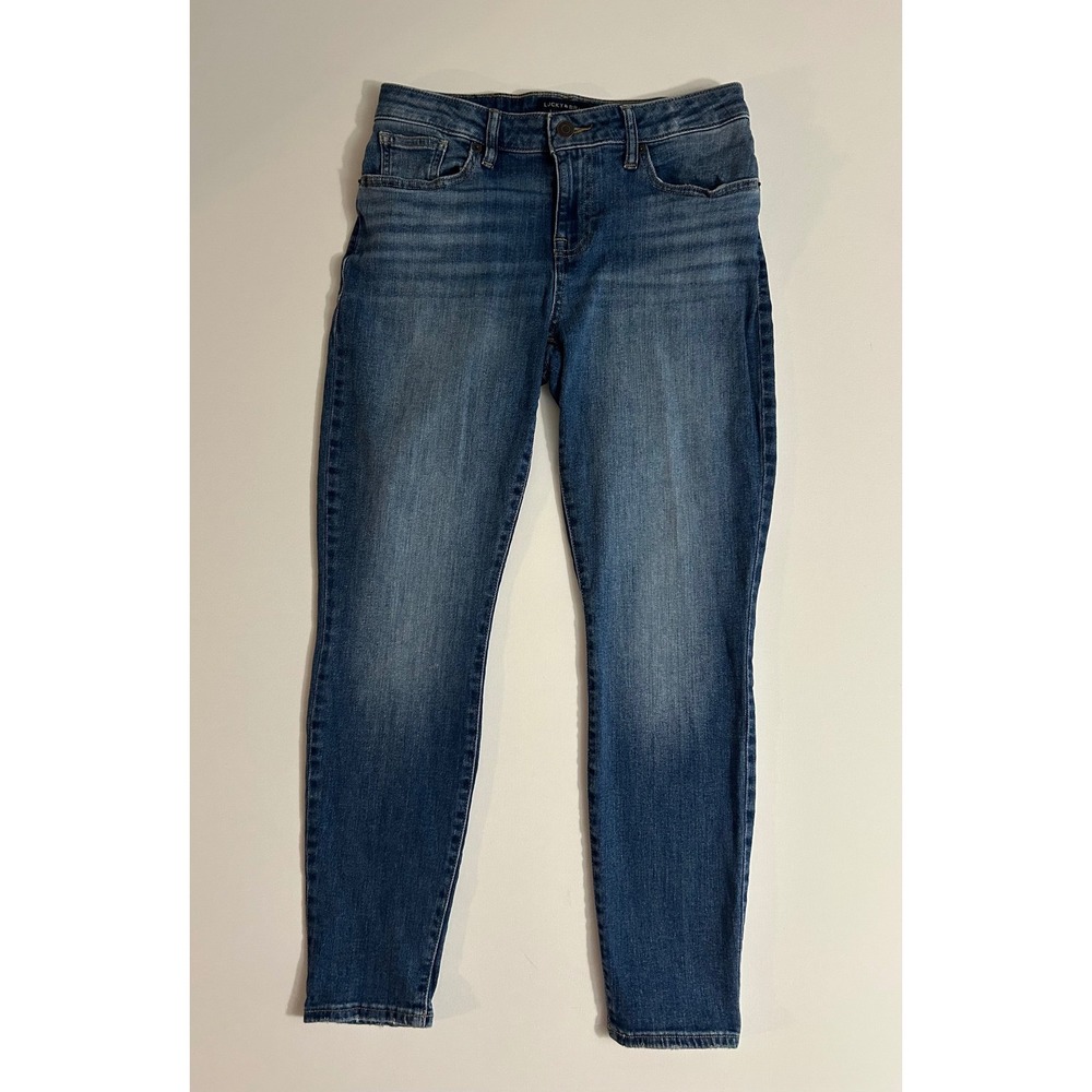Lucky Brand Lolita Low Rise Skinny Ankle Jeans Medium Wash Denim 8/29